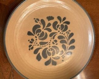 Vintage Pfaltzgraff Folk Art Dinner Plate X 15