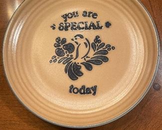 Vintage Pfaltzgraff You Are SPECIAL Today Dinner Plate