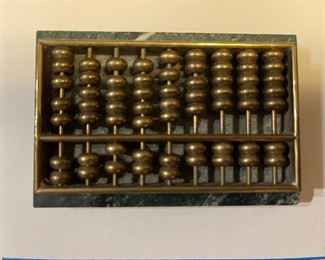 Vintage Brass Abacus