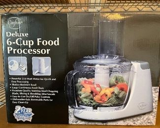 Crofton 6-Cup Food Processor NIP