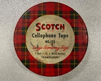 Vintage Scotch Tape Tin