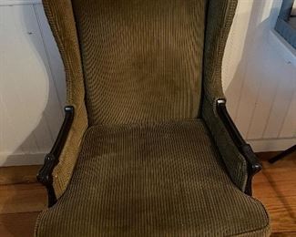 Vintage Wingback Armchair