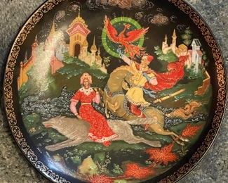 Vintage Bradex Palekh Russian Firebird #4876