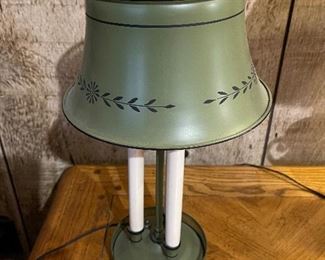 Vintage Metal Lamp/Metal Shade