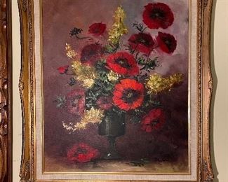 Vintage Oil Canvas Painting
