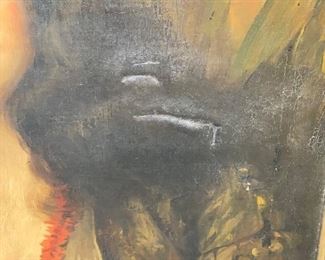 Damage Noted on Angelo Asti Painting