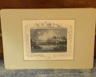 Vintage William Tombleson Placemat