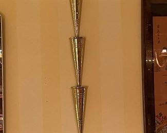 Brass 3-tier Wall Pocket