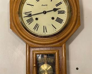 Vintage Guild Regulator Clock