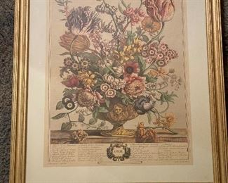 Vintage Robert Furber Gardiner Twelve Months of Flowers APRIL