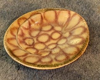 Vintage MCM Pottery Art Bowl