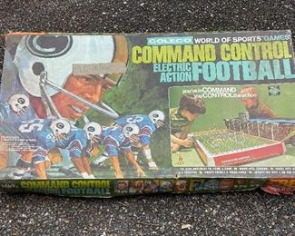 Vintage Coleco Command Control Electric Action Football