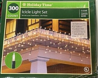 Holiday Time Icicle Light Set X ALOT