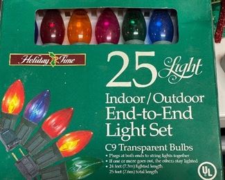 Holiday Time 25 Light Indoor/Outdoor End to End Light Set Multicolored X ALOT