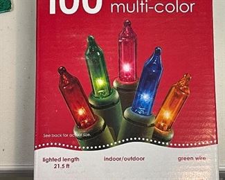 Holiday Time 100 Mini Lights Multi-Color X ALOT