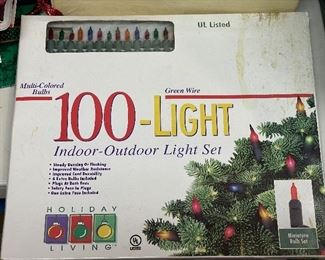 Holiday Living Multicolored 100 Light Indoor-Outdoor Light Set X ALOT