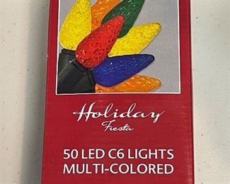 Huntington Home 50 LED C6 Lights Multi Colored X 3