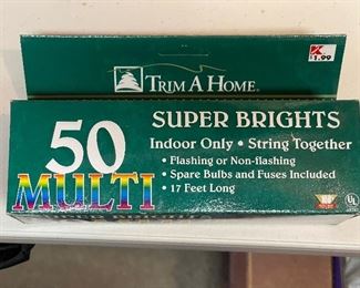 Vintage Trim A Home 50 Multi Super Brights X 2