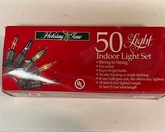 Holiday Time 50 Light Indoor Light Set