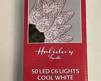 Huntington Home 50 LED C6 Lights Cool White X 2