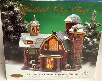 Heartland Valley Village Deluxe Porcelain Lighted House