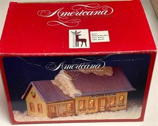 Vintage Americana Railroad Station