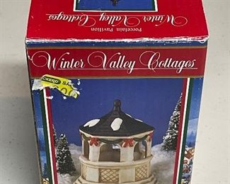Winter Valley Cottages Porcelain Pavillion