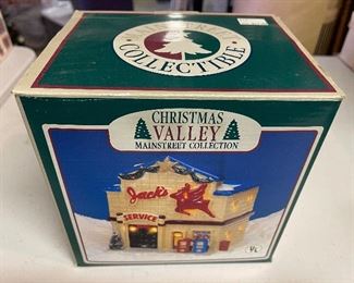 Vintage Christmas Valley Mainstreet Collection Jack’s Service Station