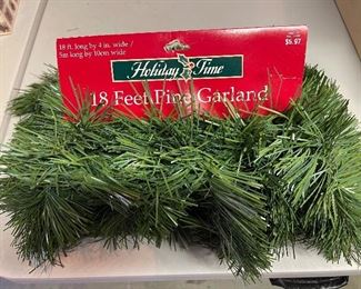 Holiday Time Pine Garland X ALOT