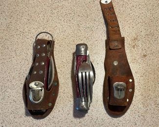 Vintage Japanese Swiss Army Knife X 2