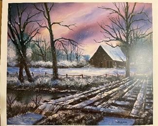 Local Chattanooga Artist Carl Presley… artist’s proof 14/75