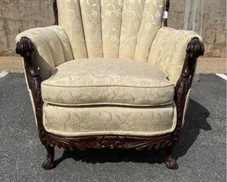 rounded back chair
