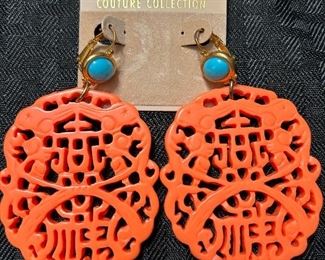 Kenneth Jay Lane Groovy Clip Ons