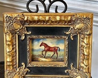 "Horse" Oil on Board