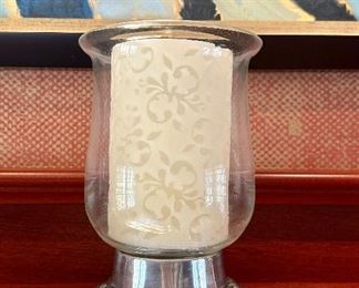 Hurricane with Textured Candle