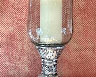 Pair, Decorative Hurricanes - heavy!