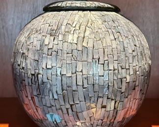 Decorative Jar with MOP