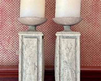 (2) Pillar Candles