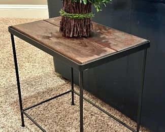 Reclaimed Wood Side Table