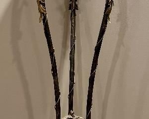 Art & Commerce Hand Painted Plant Stand