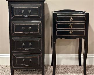 Small Four Drawer Chest & Small Three Drawer Chest