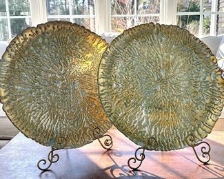 (2) Decorative Plates