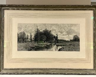 Beautifully matted and framed print