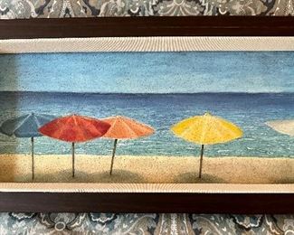 "Beach Umbrellas" Print
