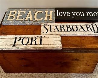 Reclaimed Wood Signs