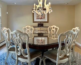 Stanley Furniture Dining Table & 7 Chairs