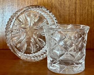Waterford Crystal Coaster & Tiffany & Co. Votive