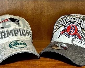 Patriots & Red Sox Hats 