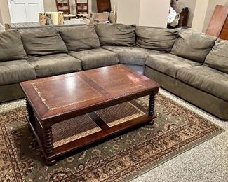 Sectional Sofa & Lane Furniture Coffee Table