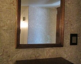 Wall-Mount Mirror & Console